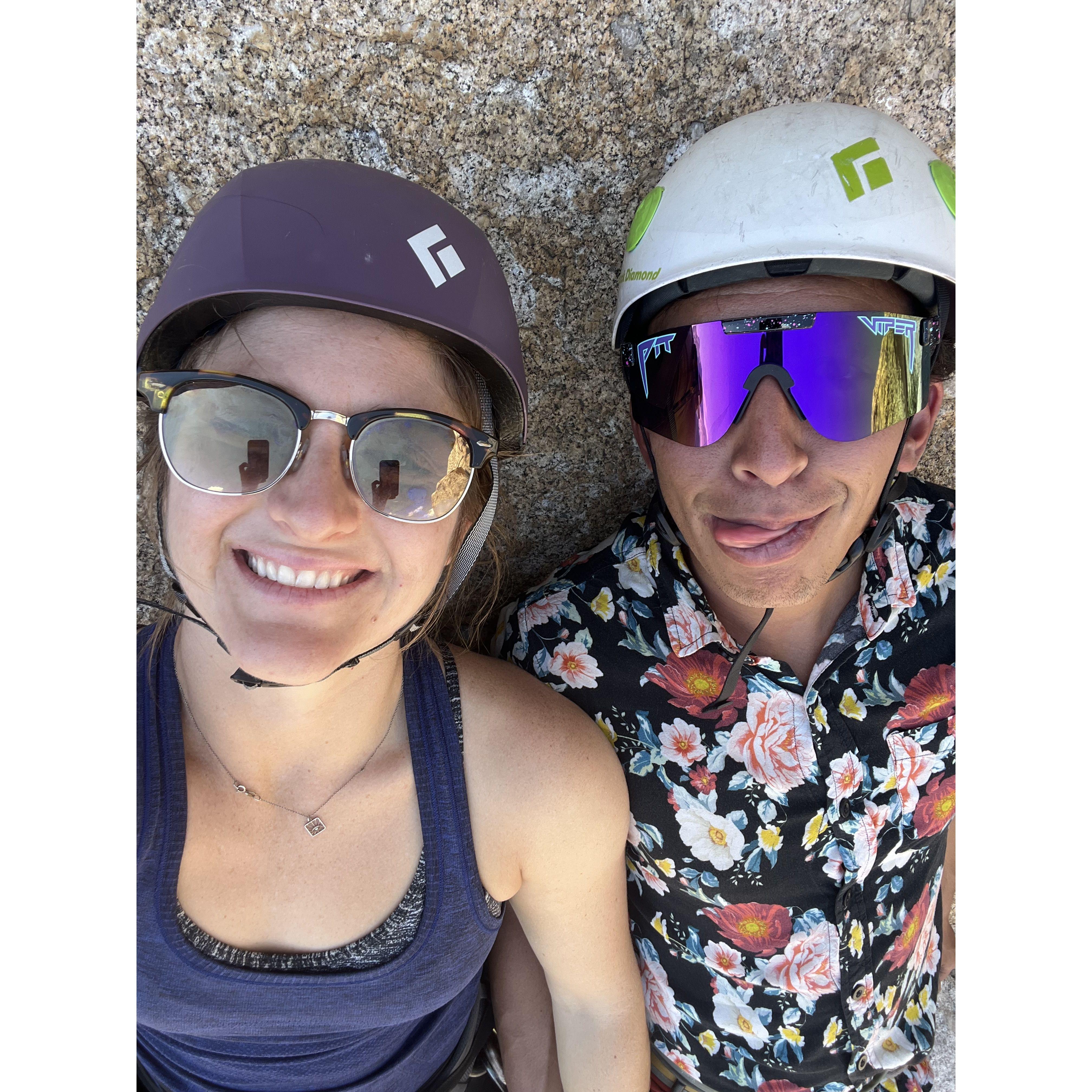 Post Climb Selfies | California