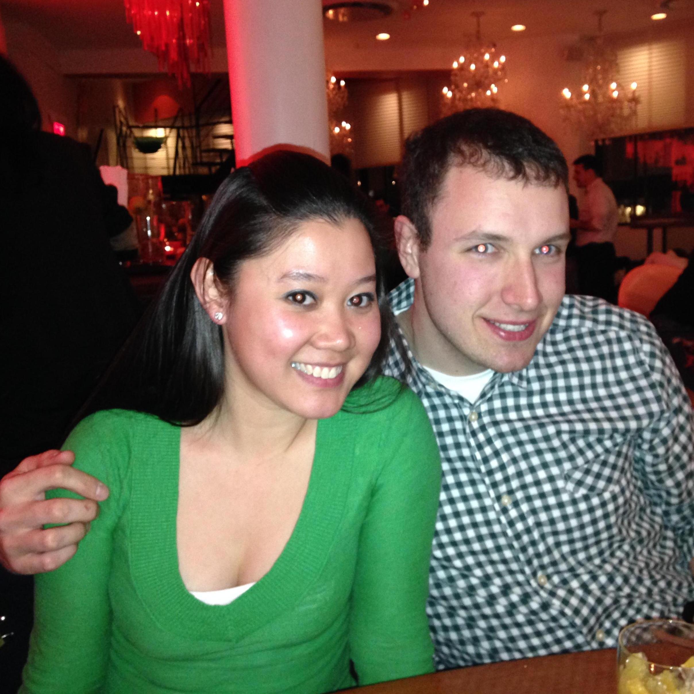 One of our first dinners together 4 years ago at Sushi Samba