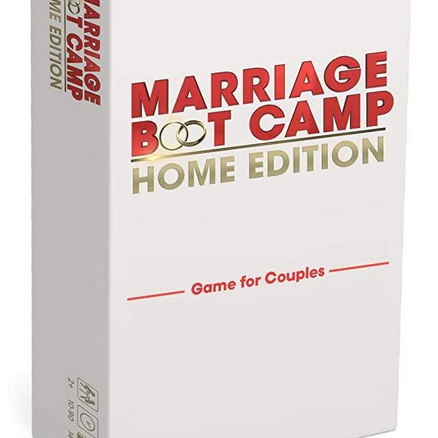 Marriage Boot Camp Home Edition - The Ultimate in Couples Games from the Hit WE tv Series - Conversation Cards in 6 Categories - Date Night Box Card Game - Fun and Unique Couples Gifts