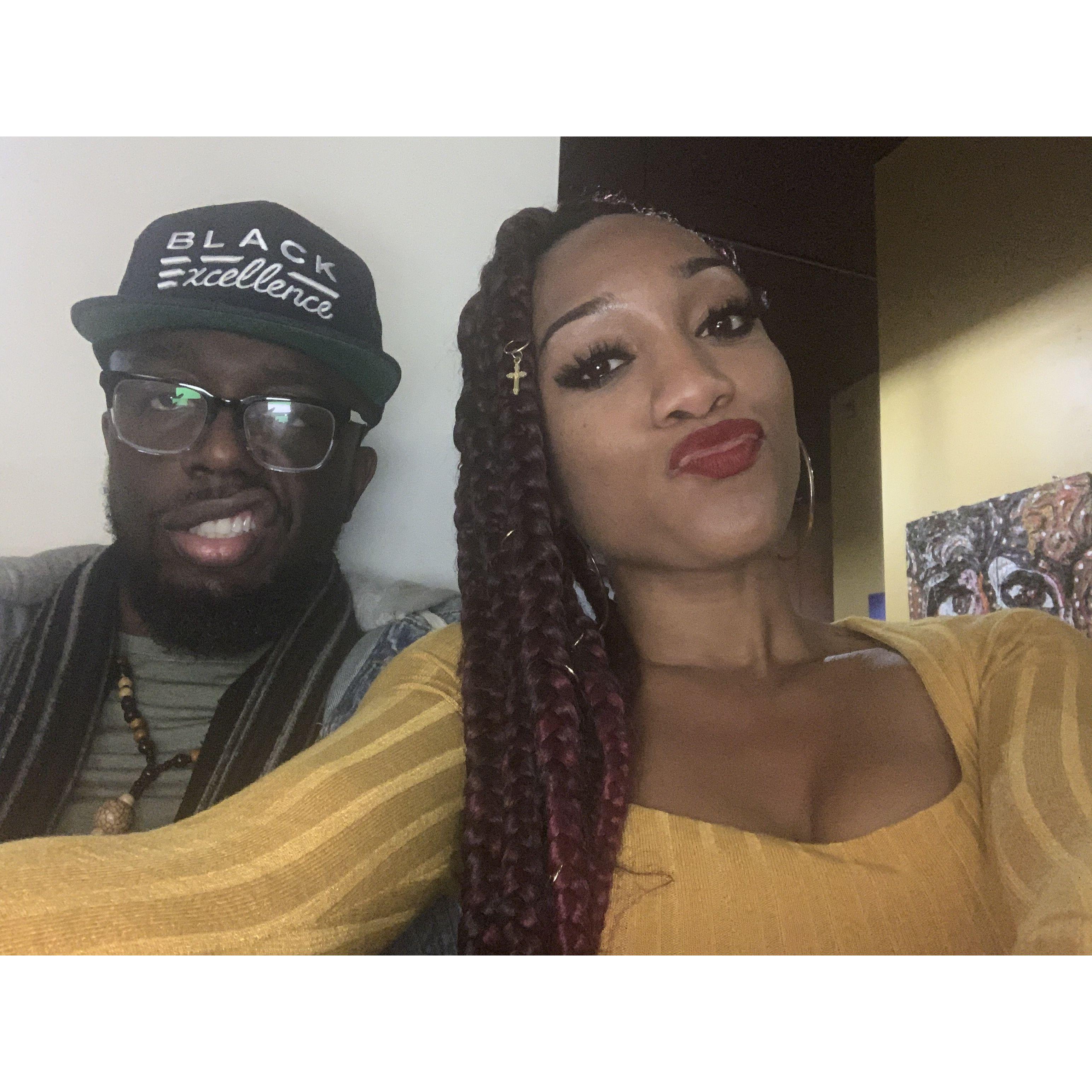2019. Very first photo together.
