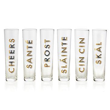 Cheers Champagne Flutes