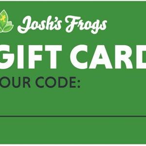 Josh's Frogs Gift Card
