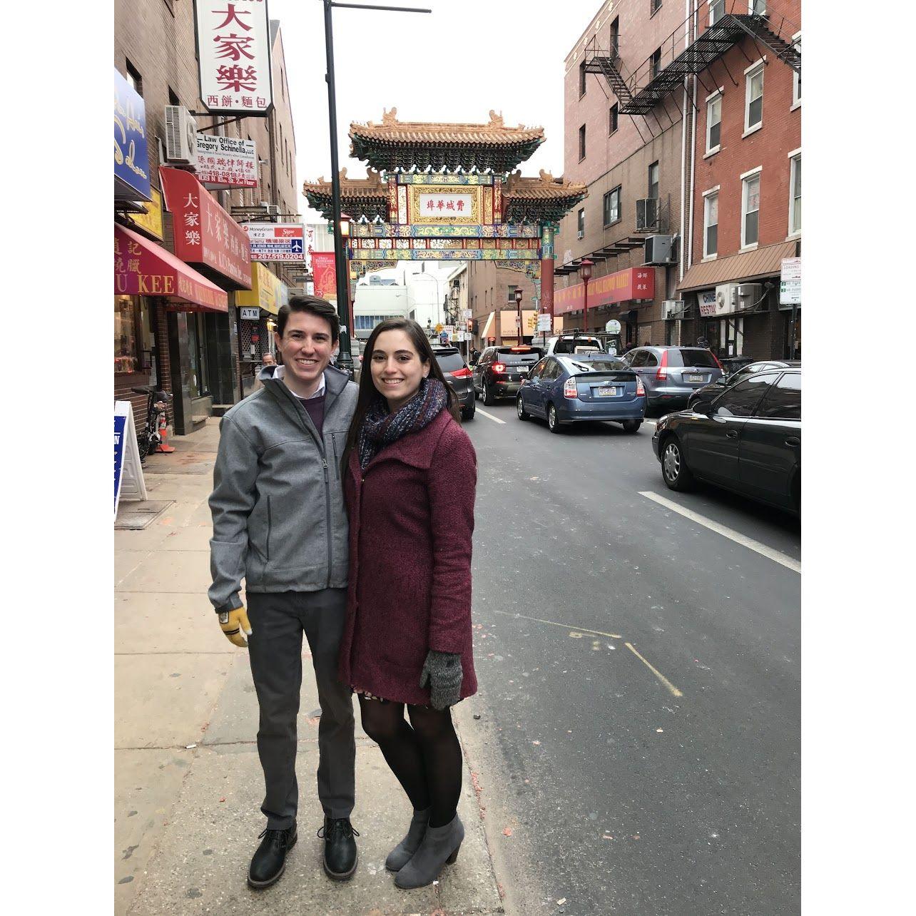Visiting Chinatown in Philly for bubble tea and noodles after seeing Shen Yun in February 2019