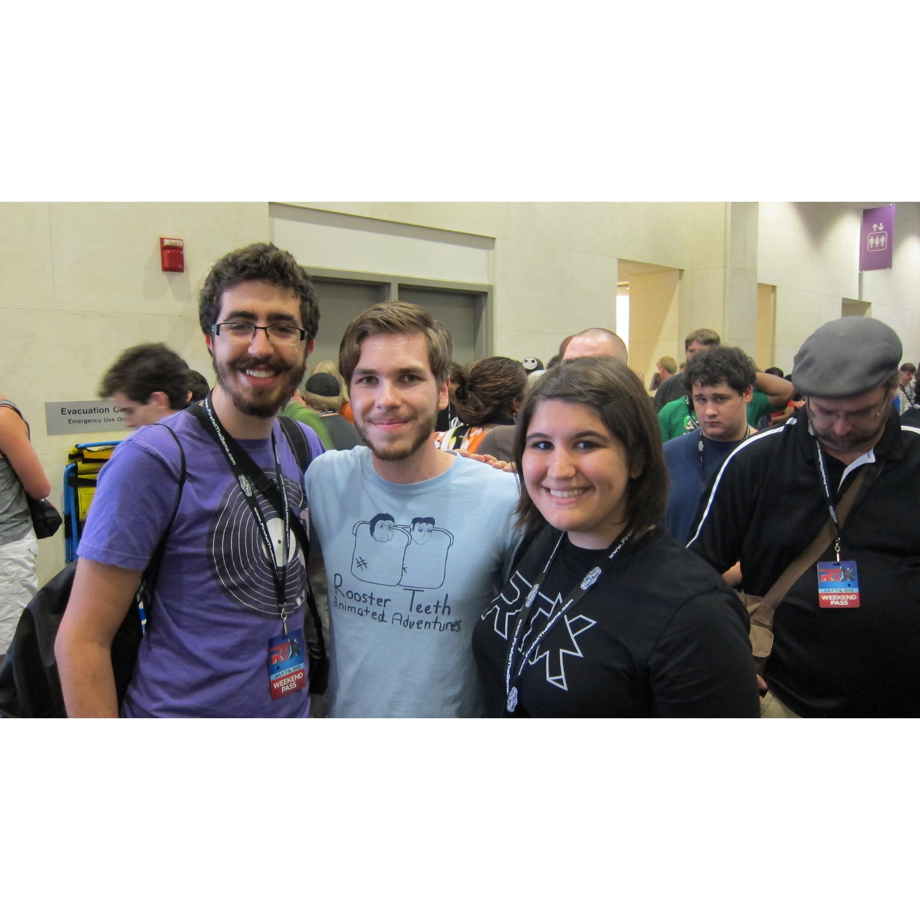Andrea and Javi at their first RTX