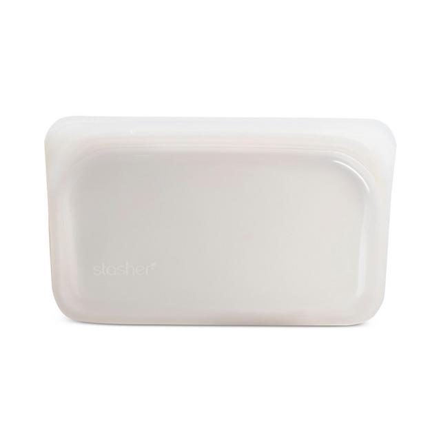 Stasher Stasherbag Reusable Snack Bag, Clear