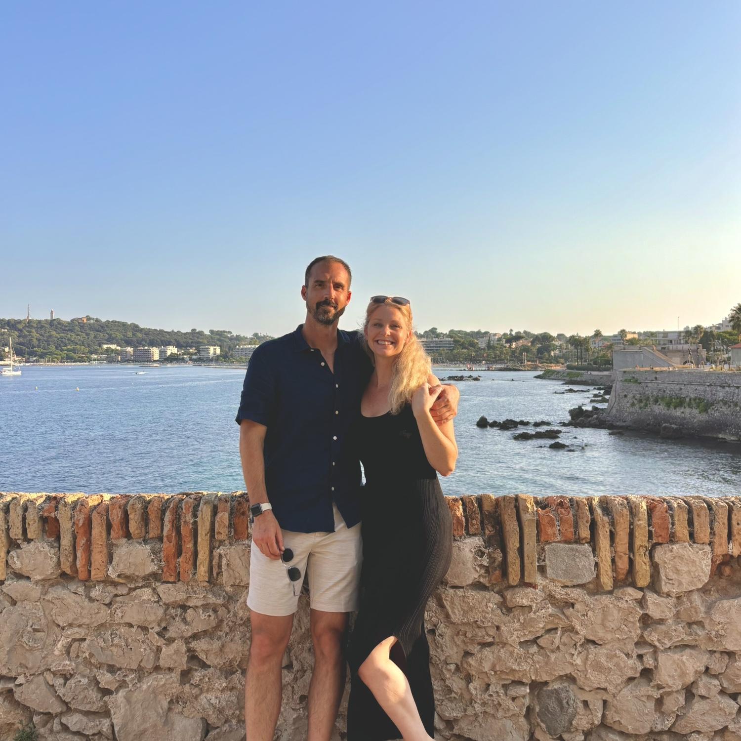 Exploring beautiful Antibes in France.