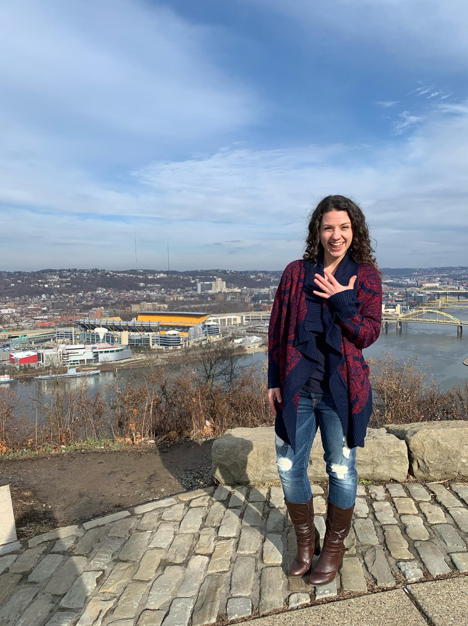 Engaged in Pittsburgh 1/8/21