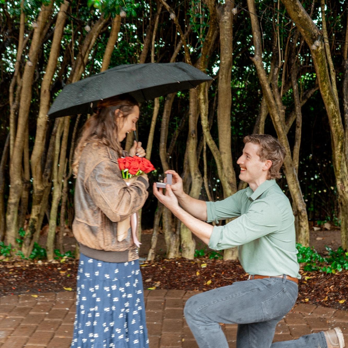 Him proposing