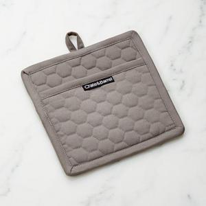 Grey Quilted Pot Holder
