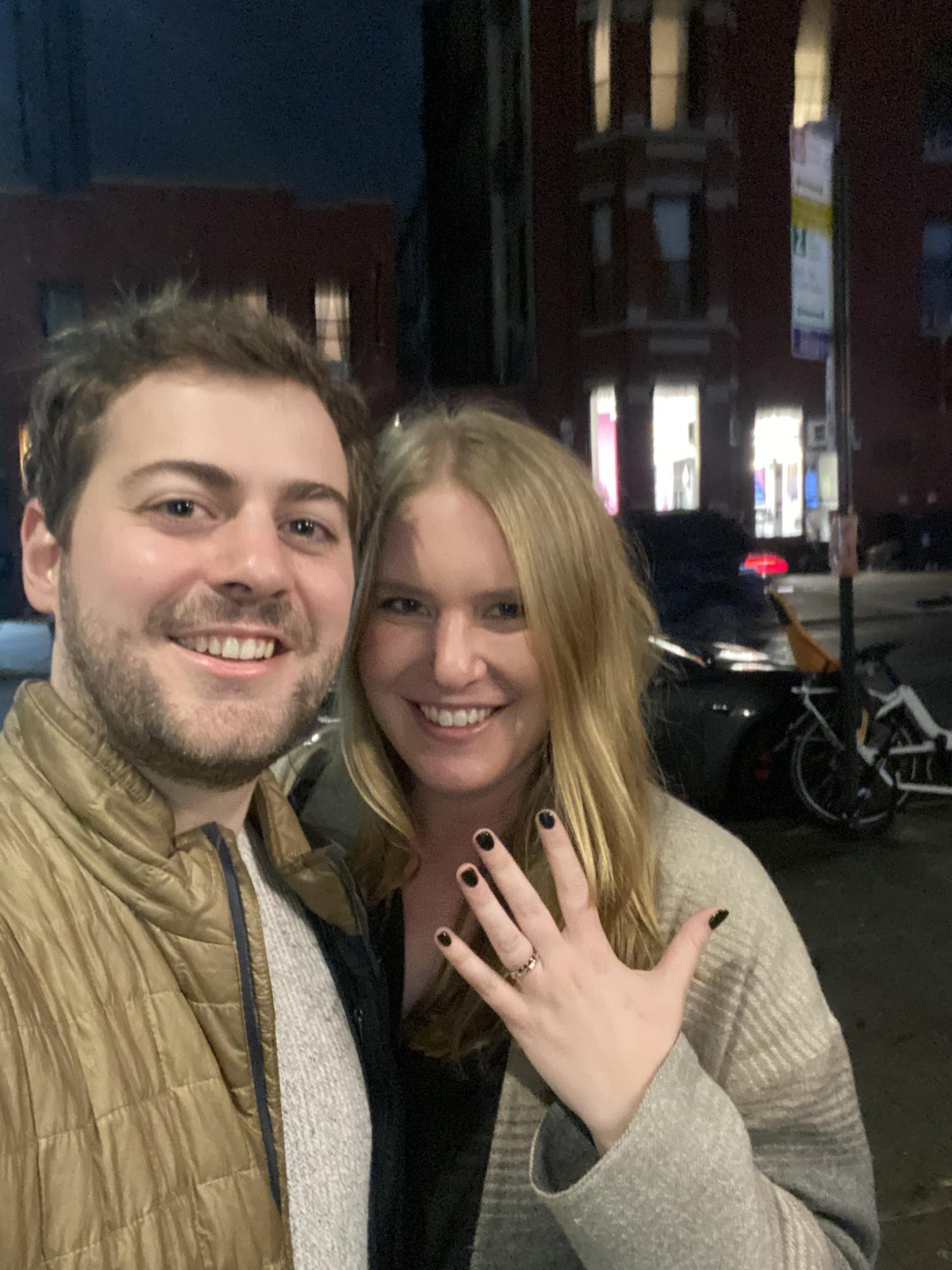 The day we got engaged!
