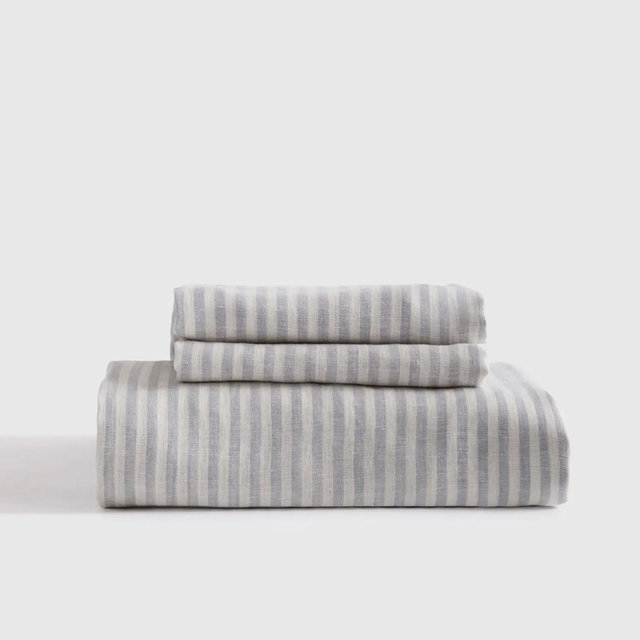 European Linen Fitted Sheet Set