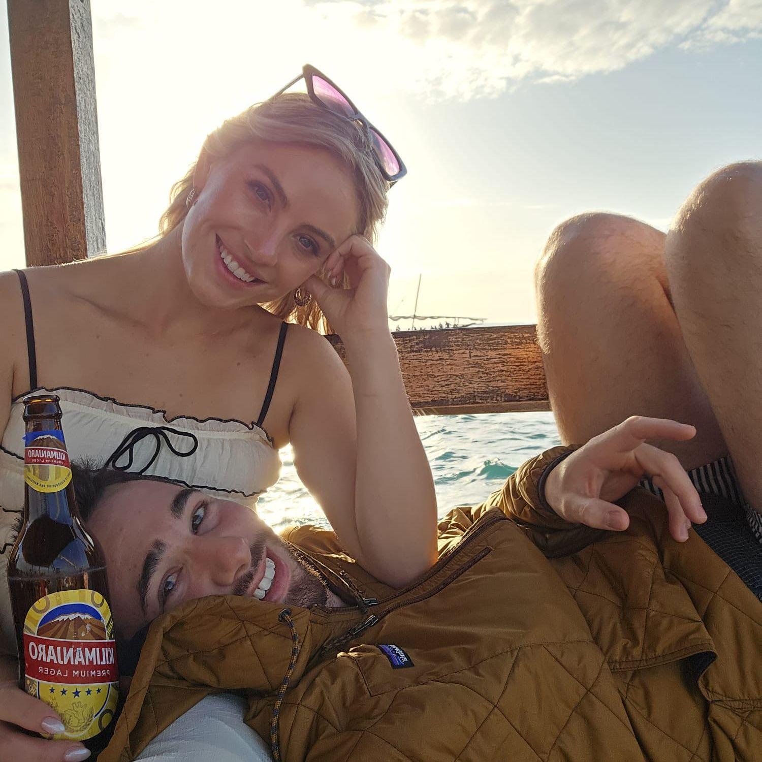 Enjoying a sunset cruise in Zanzibar, Tanzania!