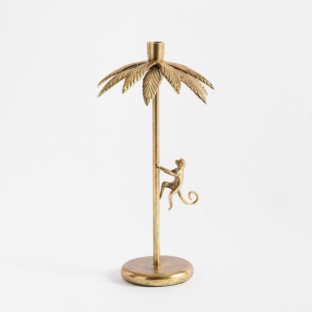 Cynthia Rowley Palm Tree Taper Candle Holder, Medium