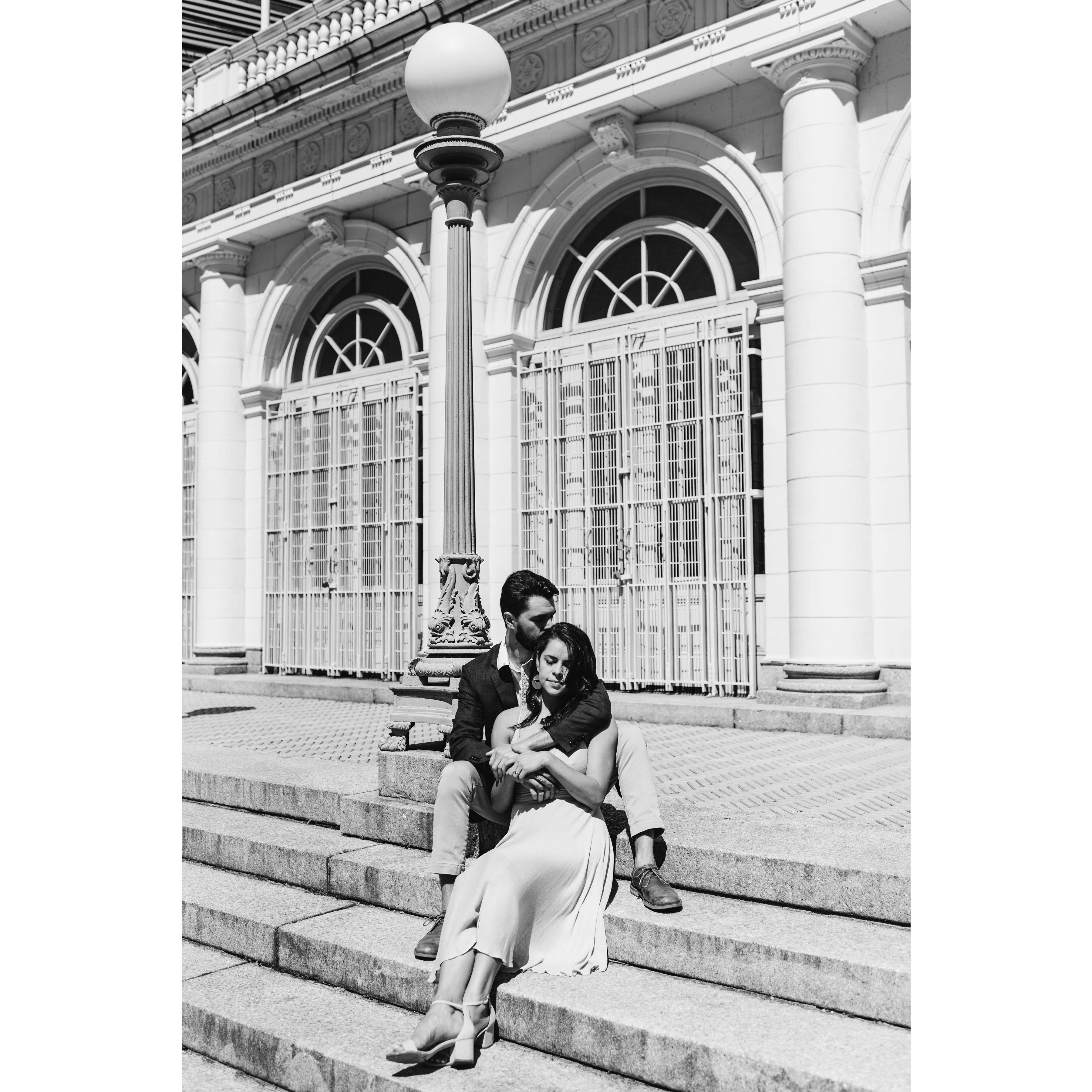 Engagement shoot w/ @hellocaitcarr. Boathouse in Prospect Park, Brooklyn.