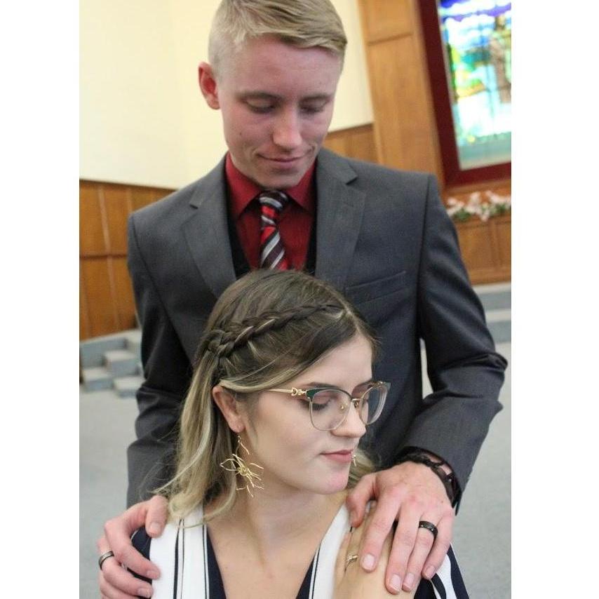 Probably my favorite photo we have together. The photo is from our wedding date, April 4th, 2020.