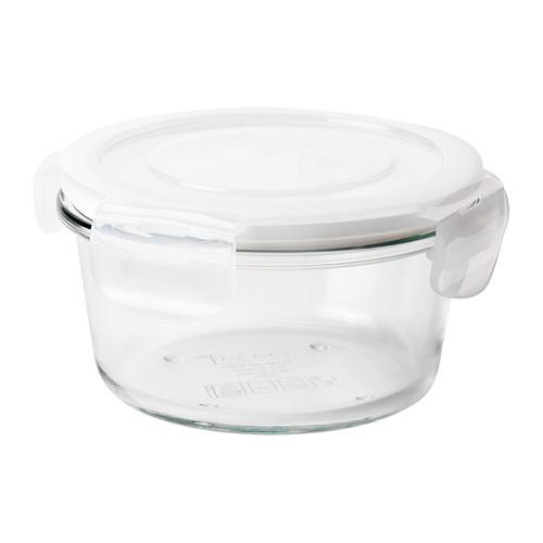FÖRTROLIG				Food container, clear glass $3.99