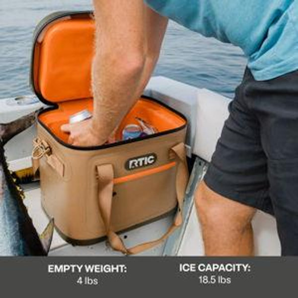 RTIC Soft Cooler Bag in Tan