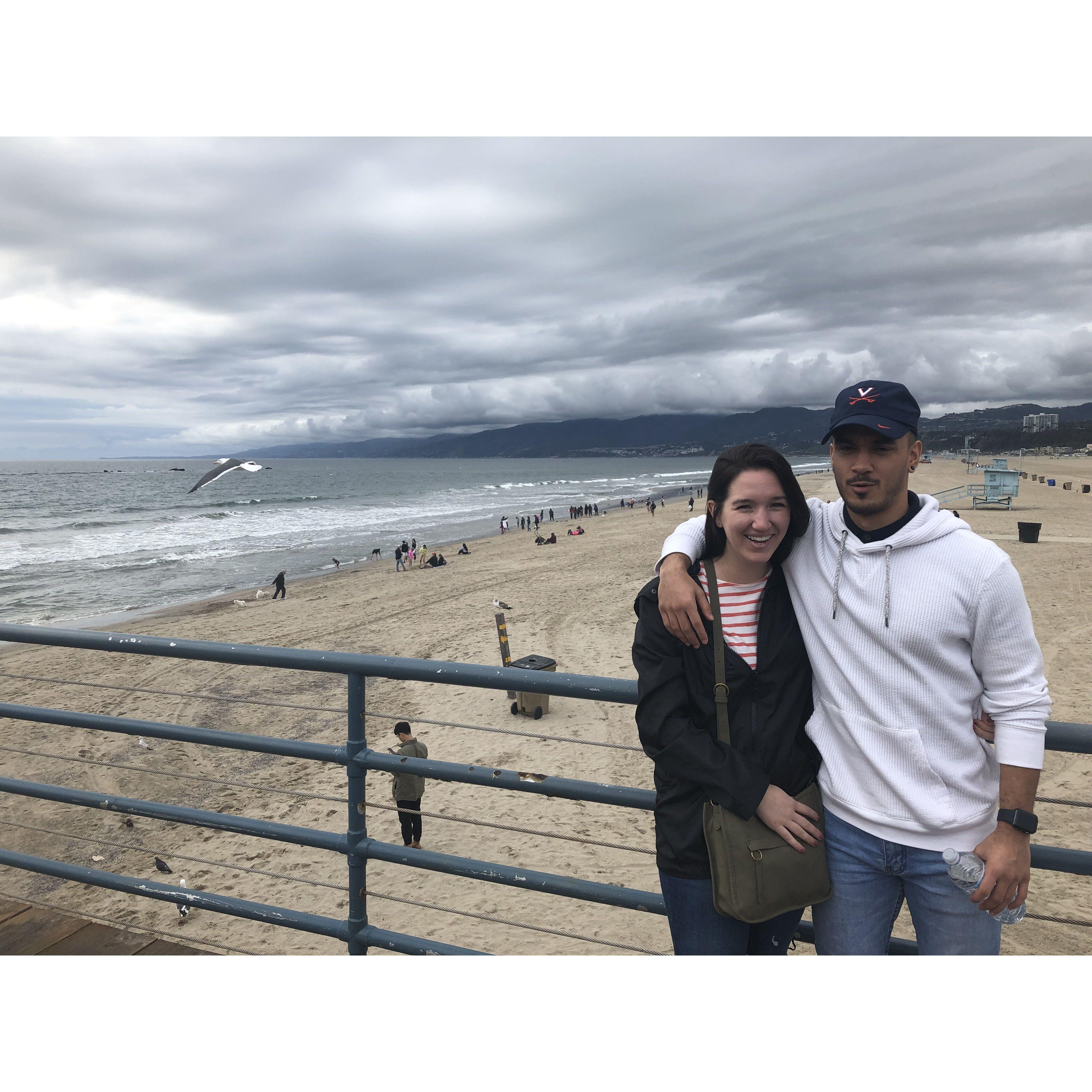 Our first cross country trip. Hector's 30th birthday with friends!