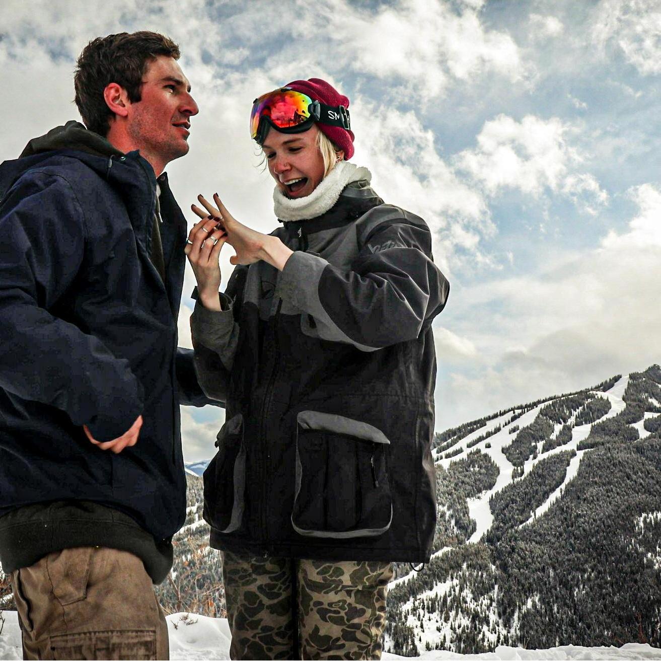 The Proposal, top of Buttermilk Mountain 12/25/19