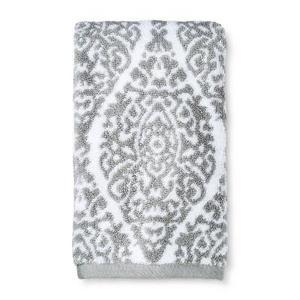 Performance Hand Towel Gray Ogee - Threshold™