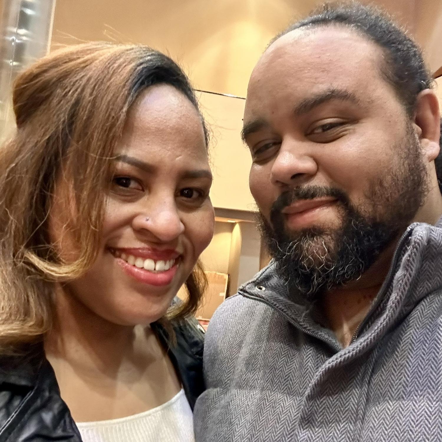 Out on a date to the movies.