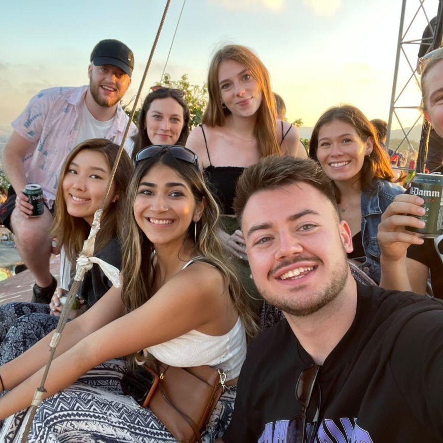 a photo from the day we met in Barcelona, 2022!