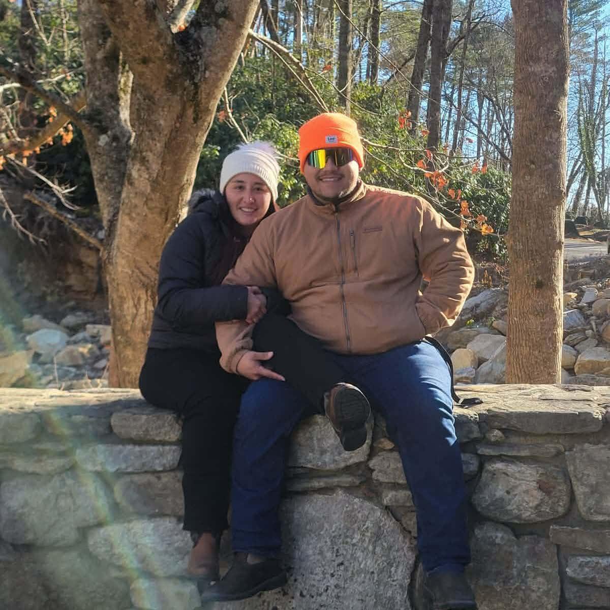 Outside of the Linville Caverns in Marion, North Carolina.