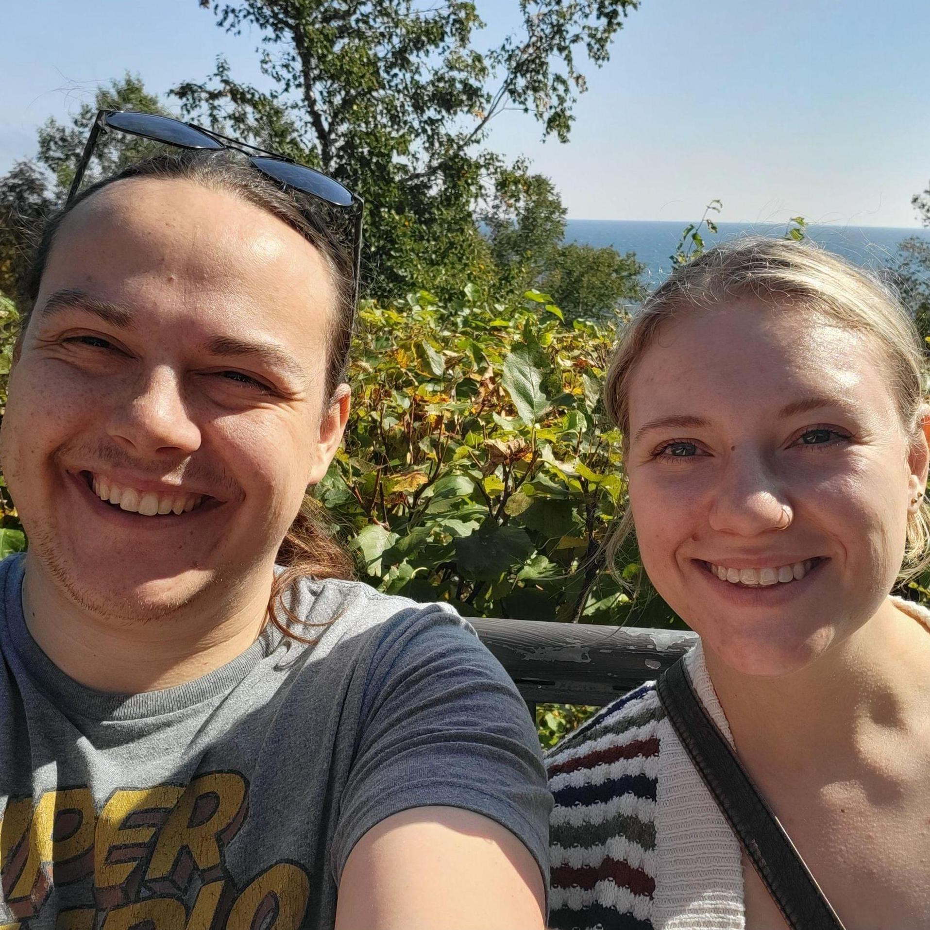 We went on our first vacation to visit Erin's family in Minnesota. This was from the days spent in Duluth.
