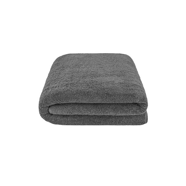 American Soft Linen 100% Cotton Oversized Bath Sheet, 40 in by 80 in Bath Towel Sheet, Dark Gray