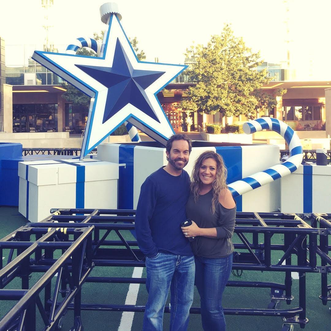 Thankfully we both LOVE the Cowboys