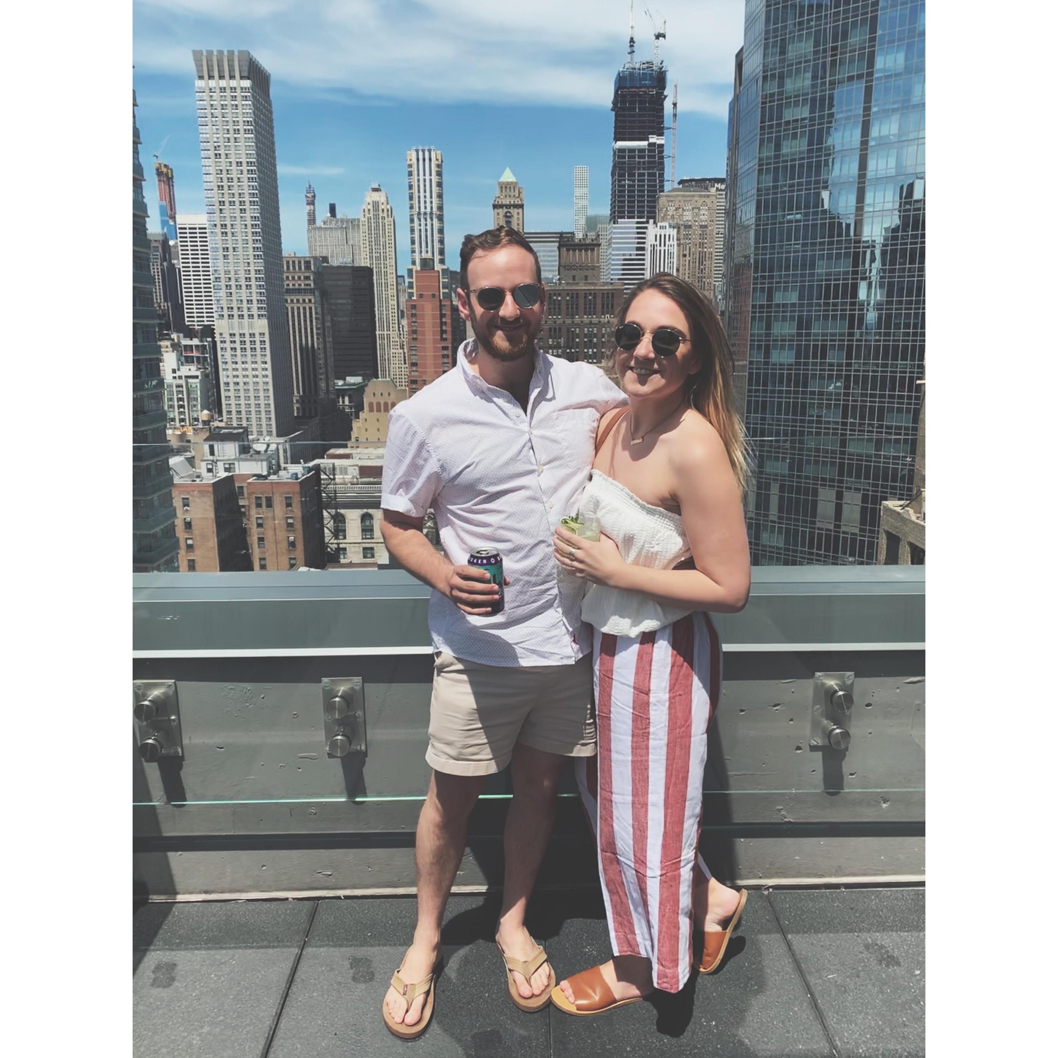 We made the most of weekends Adam visited Britt in New York. Mostly on rooftops (or Italian restaurants) sipping rosé.