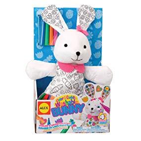 "Color and Cuddle" washable bunny stuffed animal - CCPEP