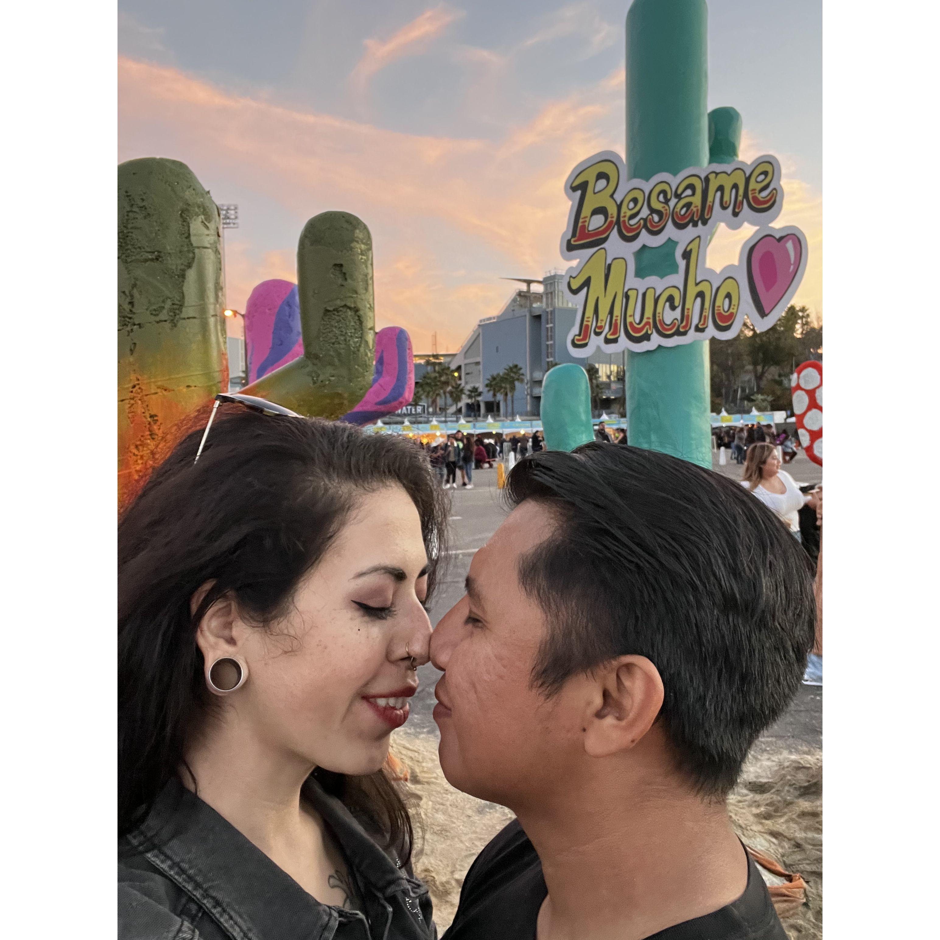 Siempre besame mucho.