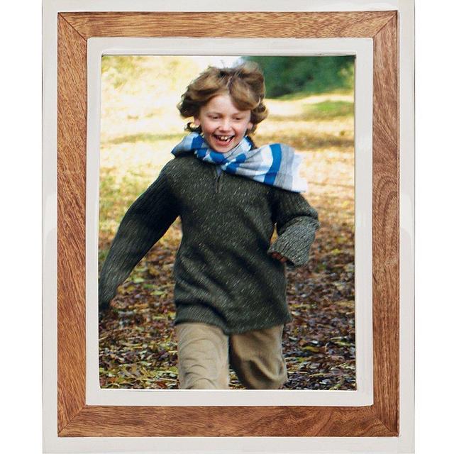 Southern Living Nickel & Wood Frame