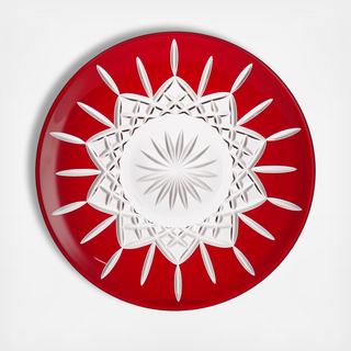 Lismore Red Decorative Plate
