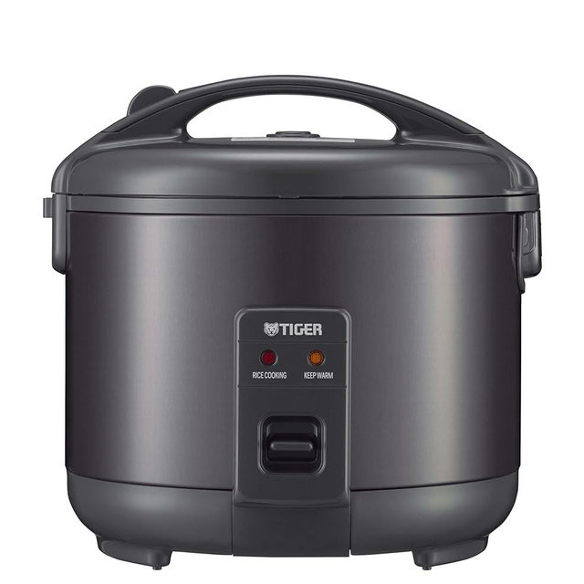 Tiger JNP-S10U-KY 5.5 Cup Capacity White Rice Cooker with Non-Stick Inner Pot, Retractable Power Cord, and Keep Warm up to 12 hours (Obsidian Black)