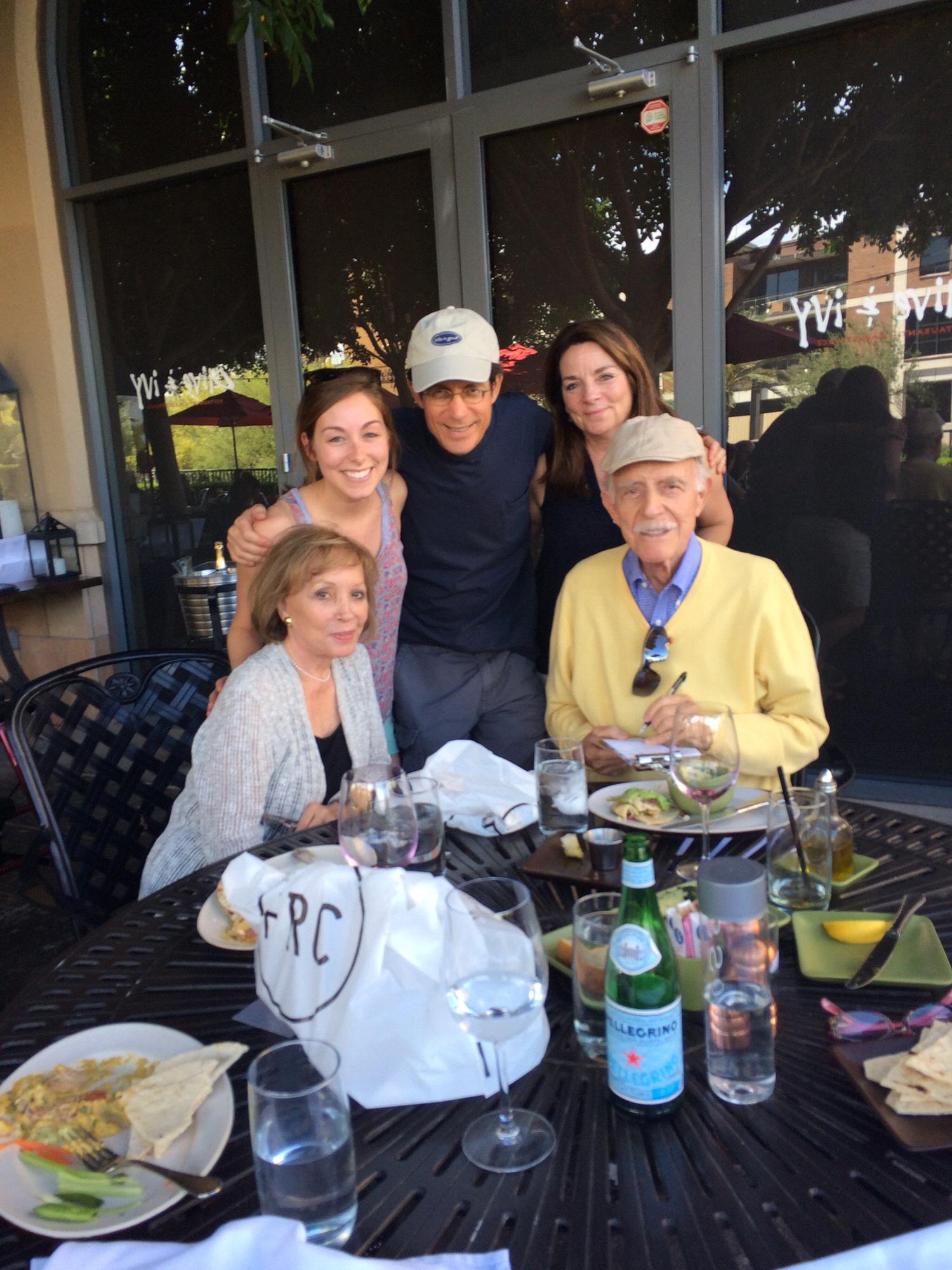 Brenton’s Great Uncle Dick, Great Aunt Maribel, parents and sister Abbey