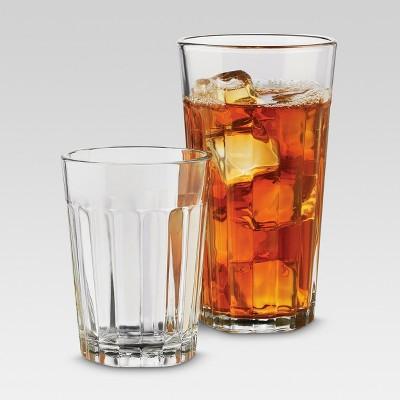 12pc Glass Old-School Assorted Tumblers - Threshold™