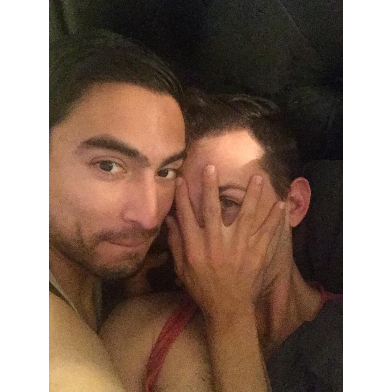 Playing peekaboo