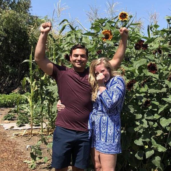 Engaged! Frog's Leap Winery, Rutherford CA - August 8, 2020