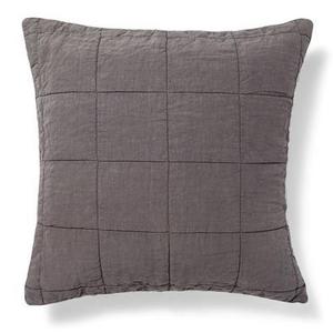 Parachute Quilted Euro Sham - White