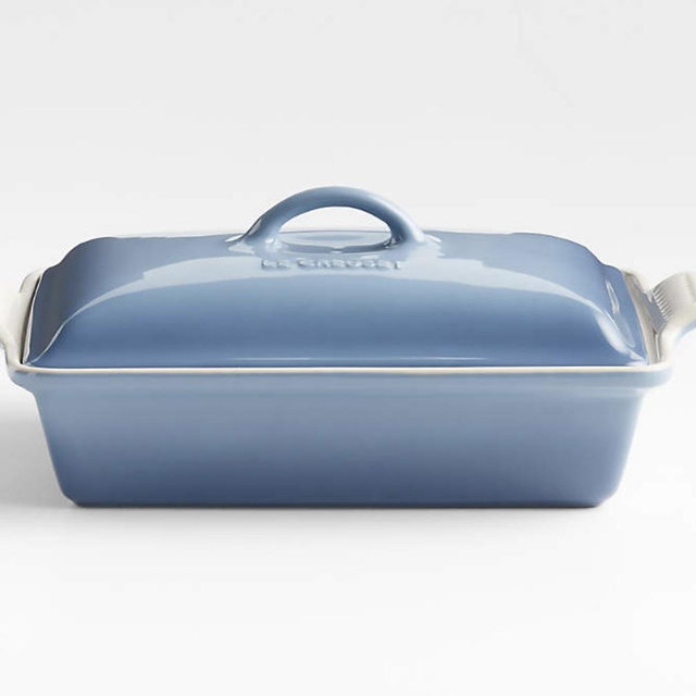 Le Creuset ® Heritage 4-Qt. Chambray Rectangular Casserole Dish with Lid