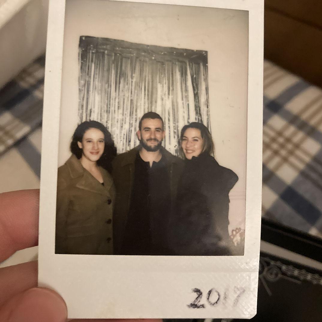 Fun Fact: We knew each other for about 10 years before we started dating! This was New Year's Eve when we were just friends.