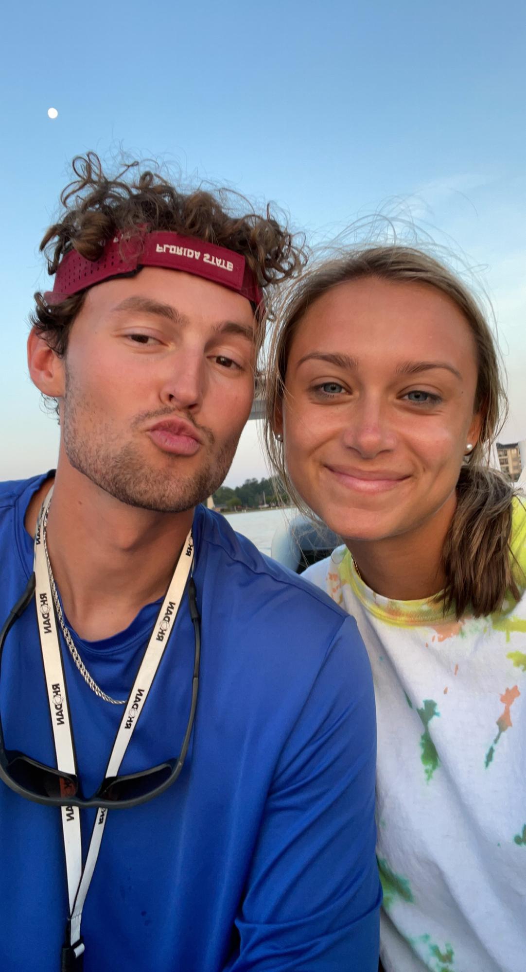 Always have to take a selfie on the lake
