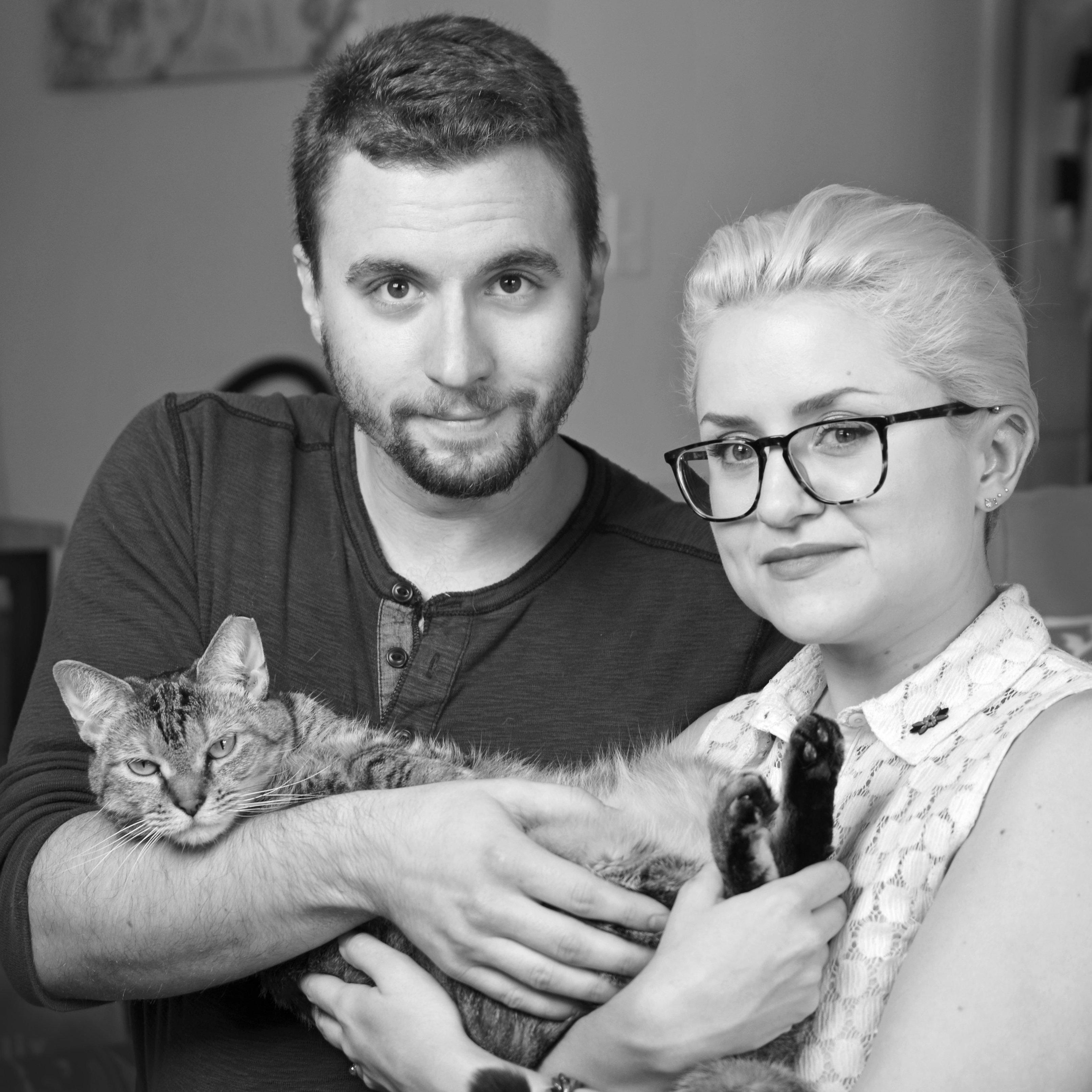 Family portrait! Gordon was being a pill.