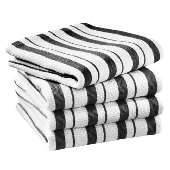Williams-Sonoma Classic Striped Towels, Jet Black