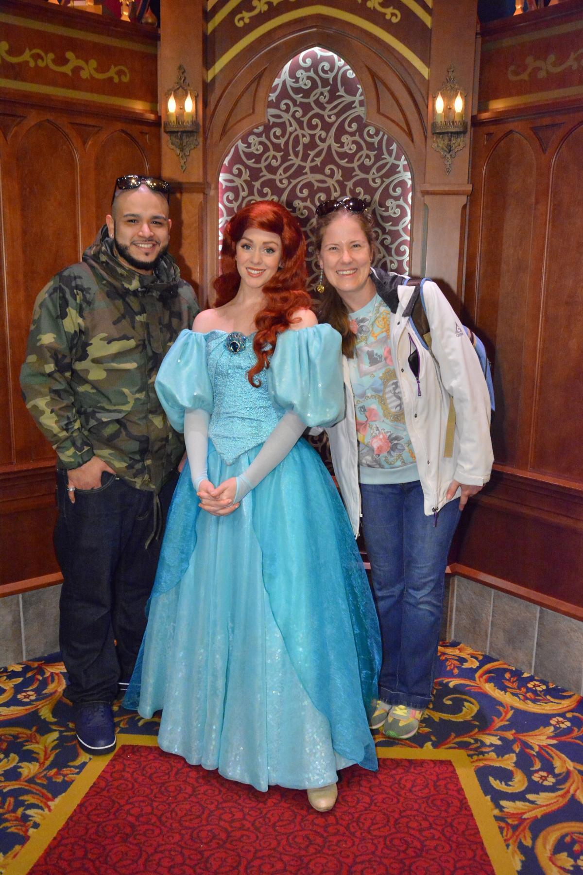 If you don’t know where this was taken at, you don’t really know us! I’ll give you a hint. (That’s Ariel) 😛
Yup! Our 1st trip to Disneyland together! 👑🏰