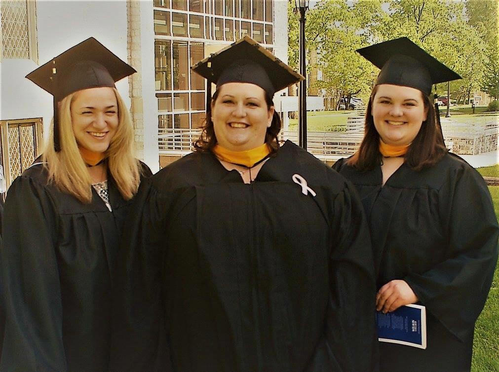 Joanne, Kelsey & Eileen — Wilson College graduation May 2017