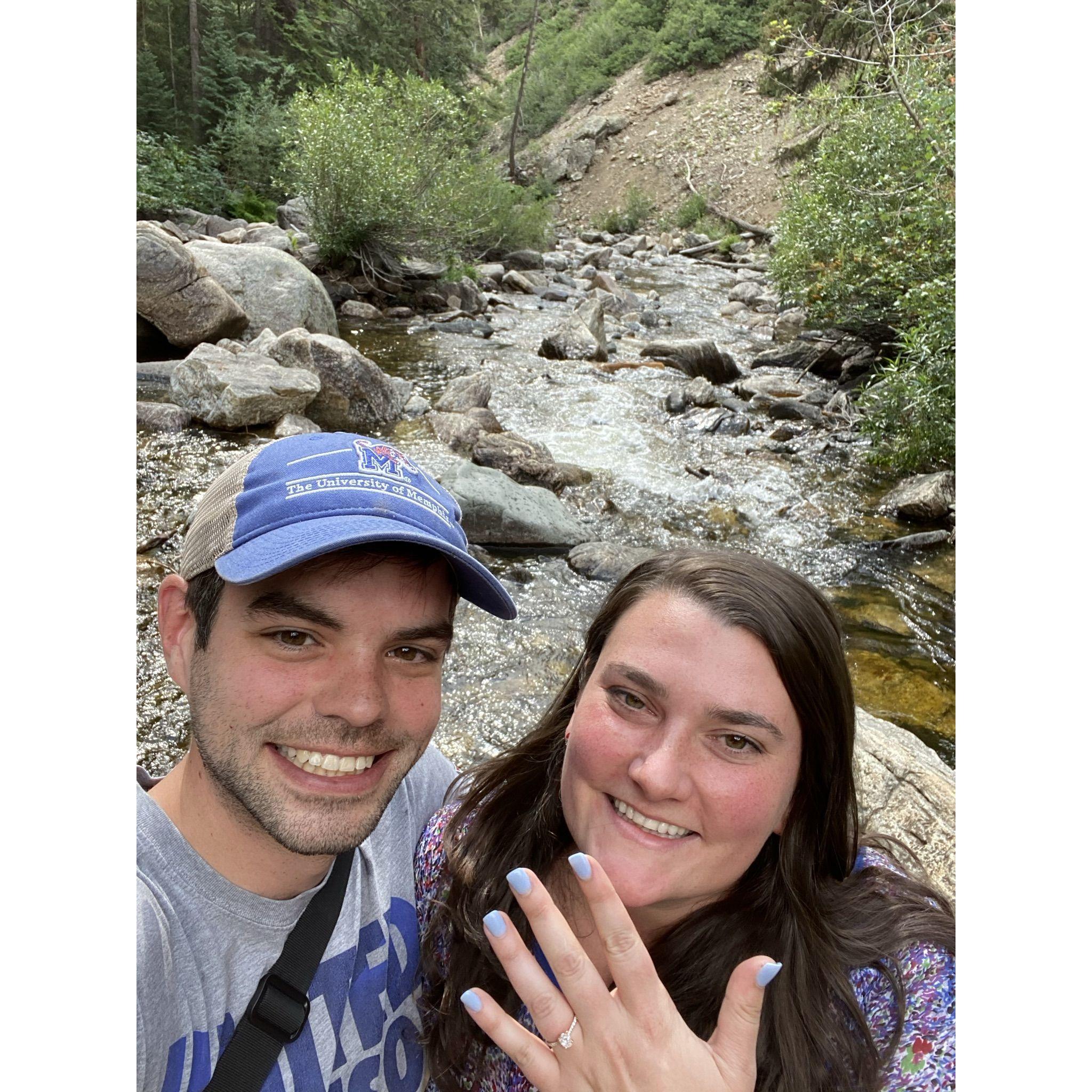 She said yes! Steamboat Springs, CO