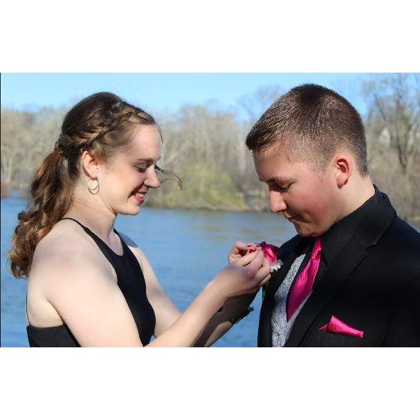 Our first prom.